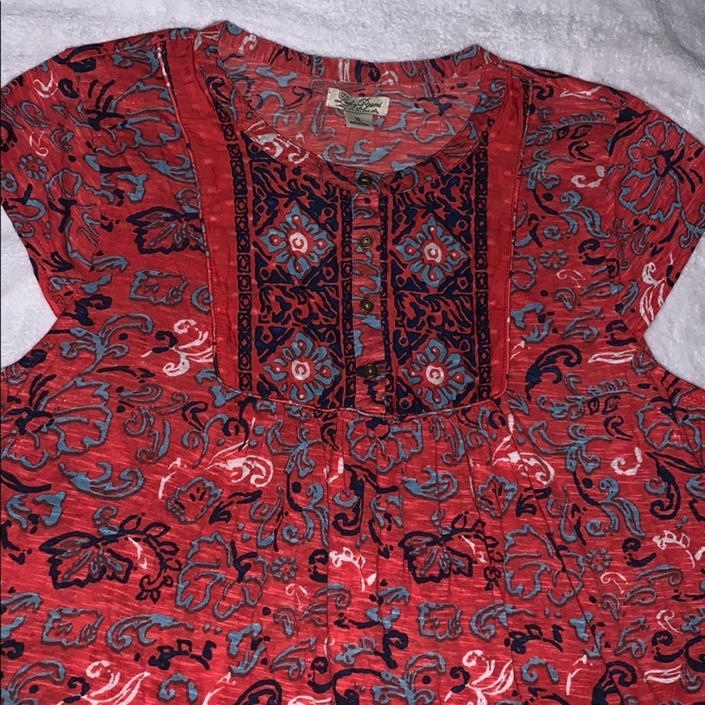 Floral Lucky Brand Shirt